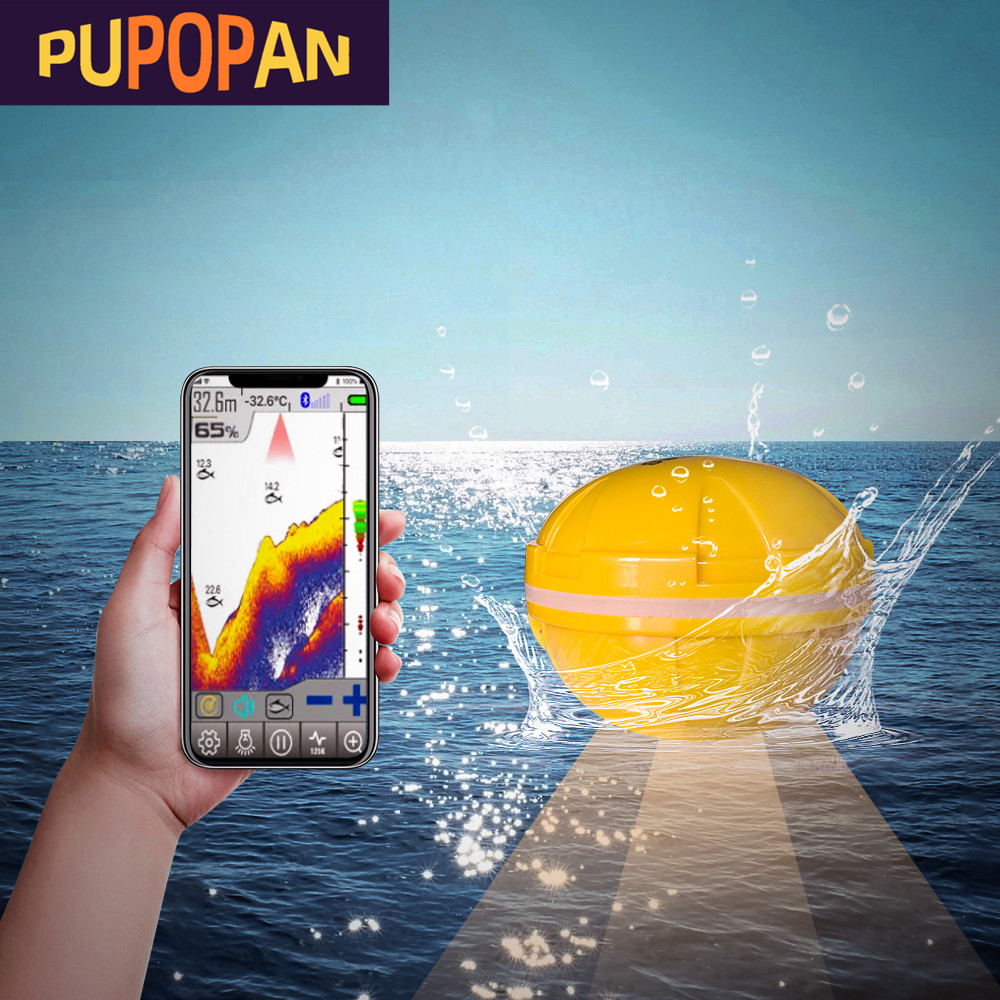 Fish Finder Gps - PUPOPAN 100M tout nouveau téléphone Intelligent