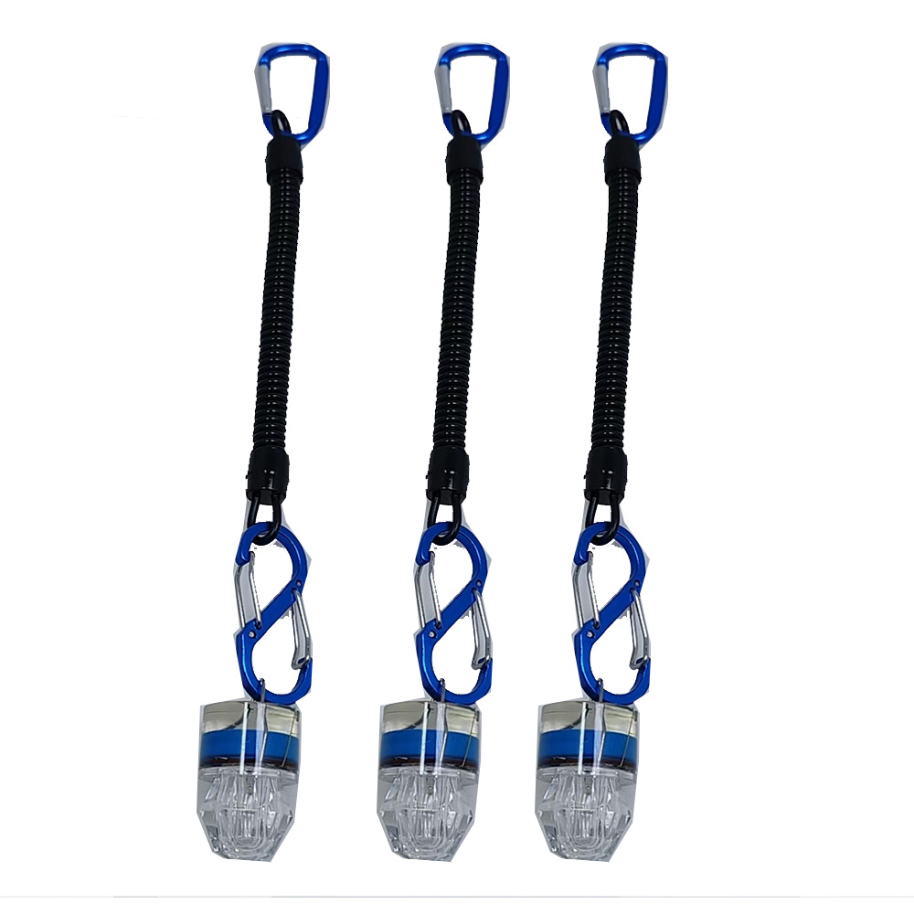 Fish Alarm - Lampes de pêche LED avec corde,