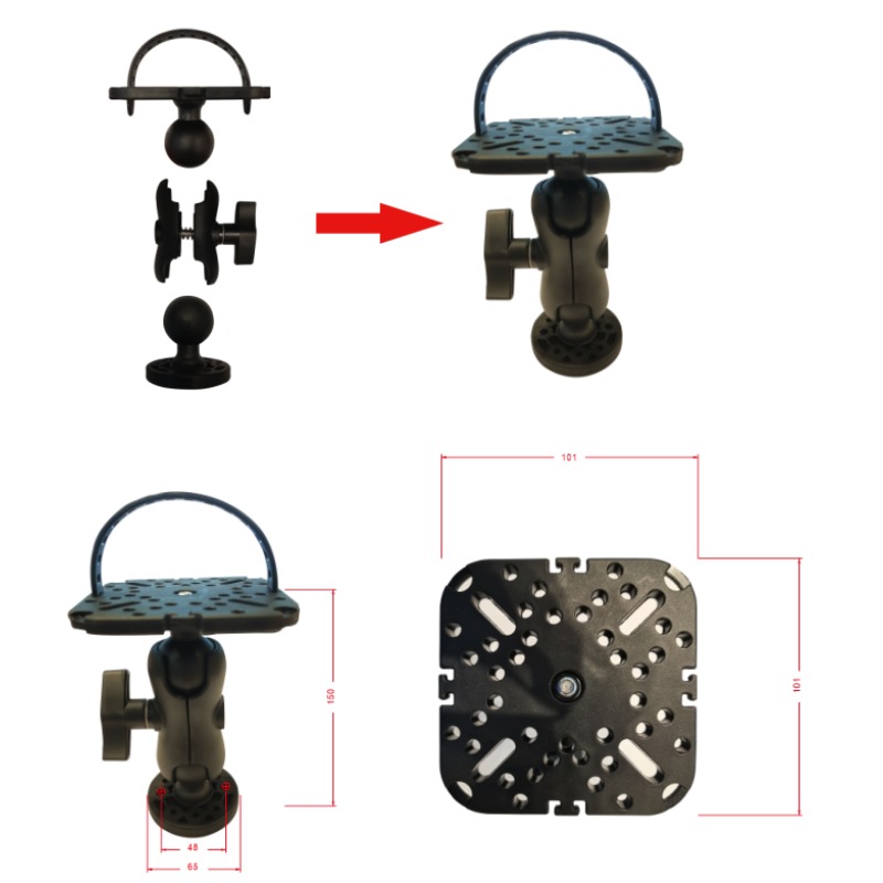 Plate-forme de montage univers - Fish Finder Mount avis et prix