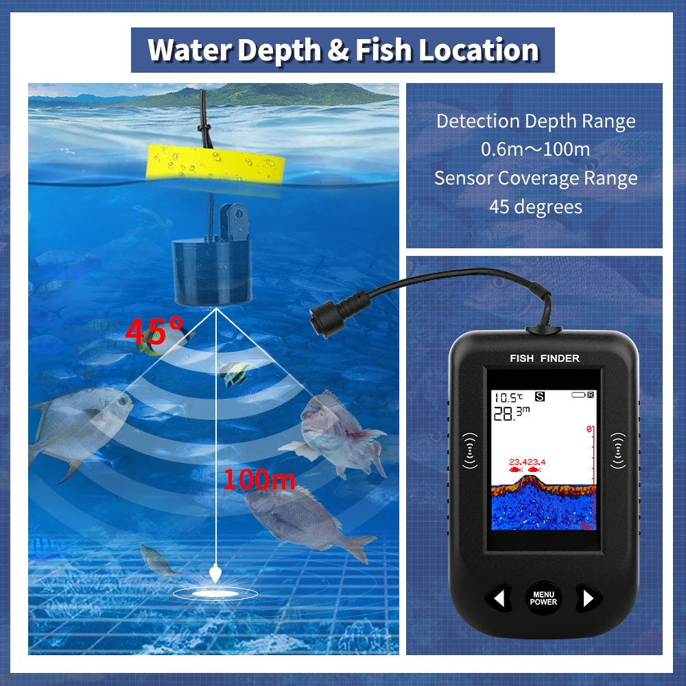 Détecteurs de poissons Erchang - Fish Finder Portable avis et prix