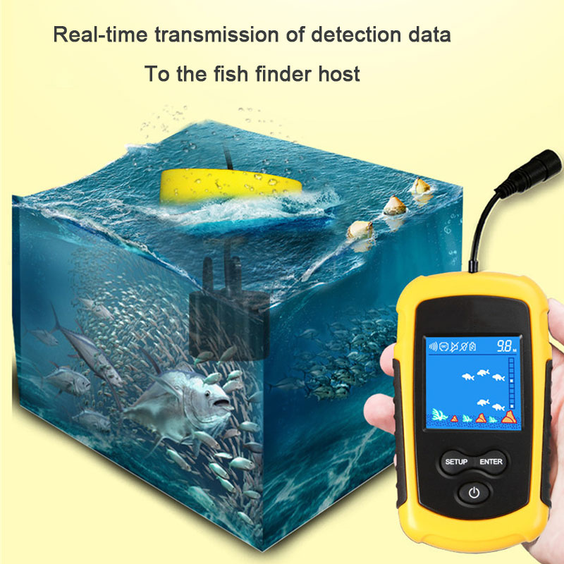 Sonar Portable avec écran coul - Fish Finder Portable avis et prix
