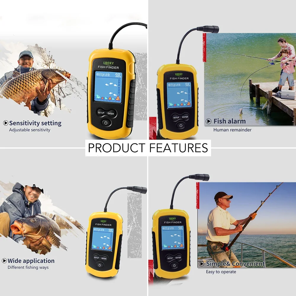 Lucky LCD écran couleur Portab - Fish Finder Gps avis et prix