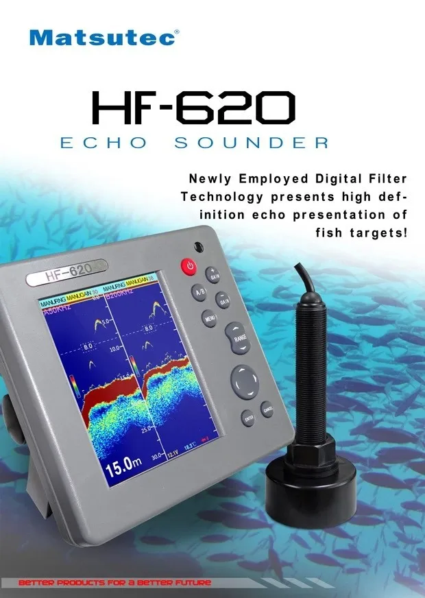 Matsutec HF-620 MARINE COLOR E - Fish Finder Charger avis et prix